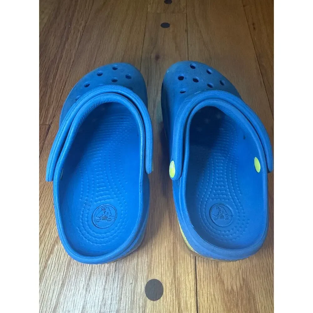 Crocs Classic Clogs Toddler C8/C9 Blue Slip On Shoes Kids Water Play